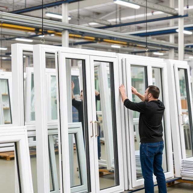 گروه تولیدی سپندتولید در و پنجره دوجداره UPVC در تهران شهرک صنعتی گلگون