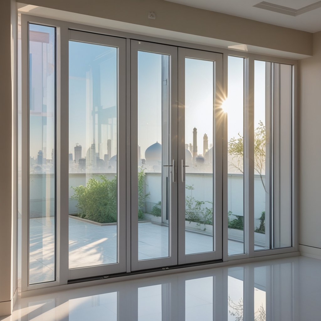 سپندار UPVC فروش پنجره دوجداره UPVC با پروفیل آلمانی در تهران ستارخان